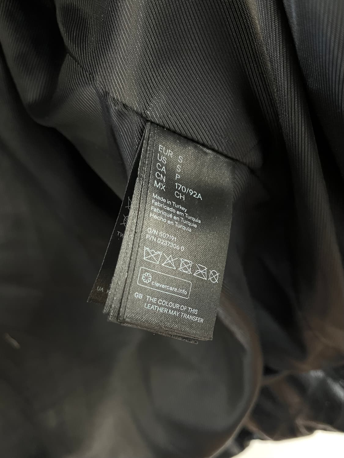 알렉산더왕 H&M 레더 패딩 자켓 상품이미지7