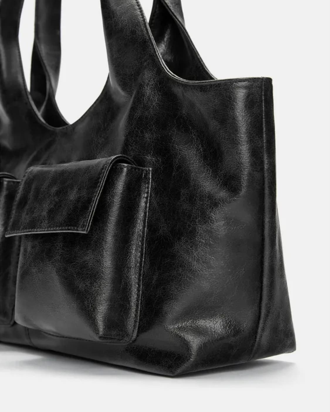 (새상품) 풀앤베어 멀티포켓 빈티지 쇼퍼백 pull&bear 상품이미지3