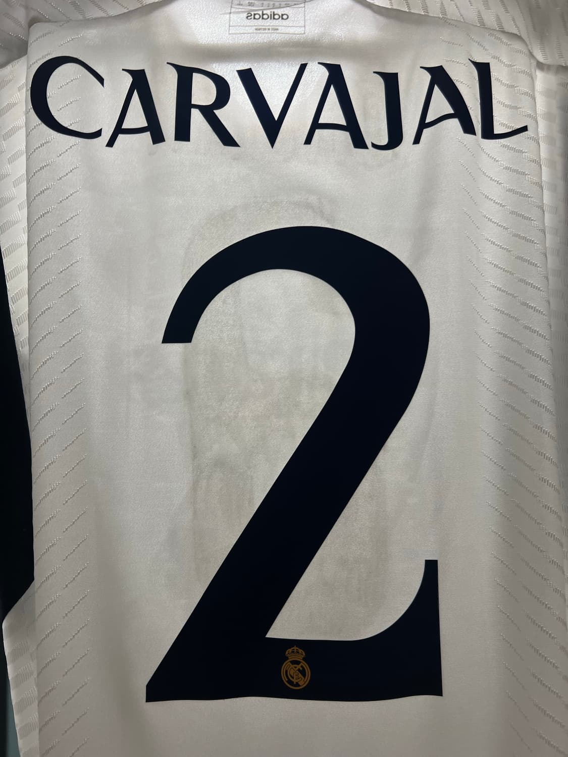 23-24 레알 마드리드 홈 어센틱 긴팔 카르바할 유니폼 상품이미지6