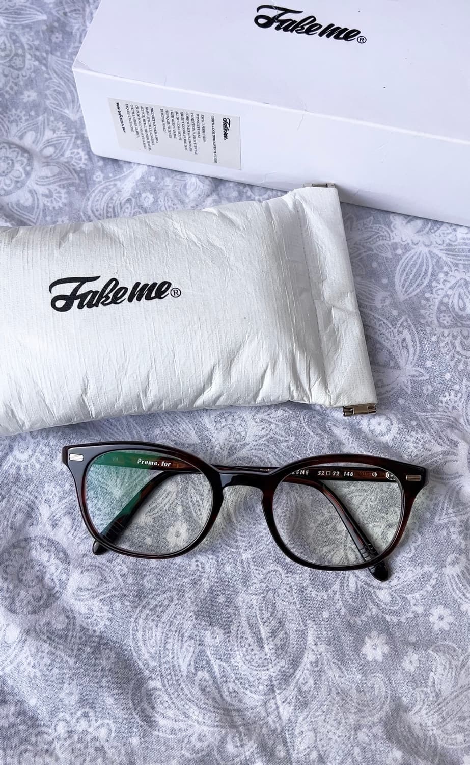 [Fakeme] 페이크미 preme TOR 신상 장기용 안경 상품이미지1