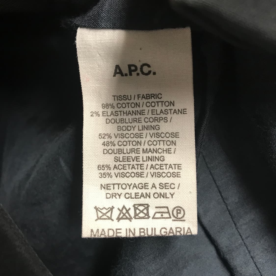 A.P.C 아페쎄 블레이저 42 상품이미지5