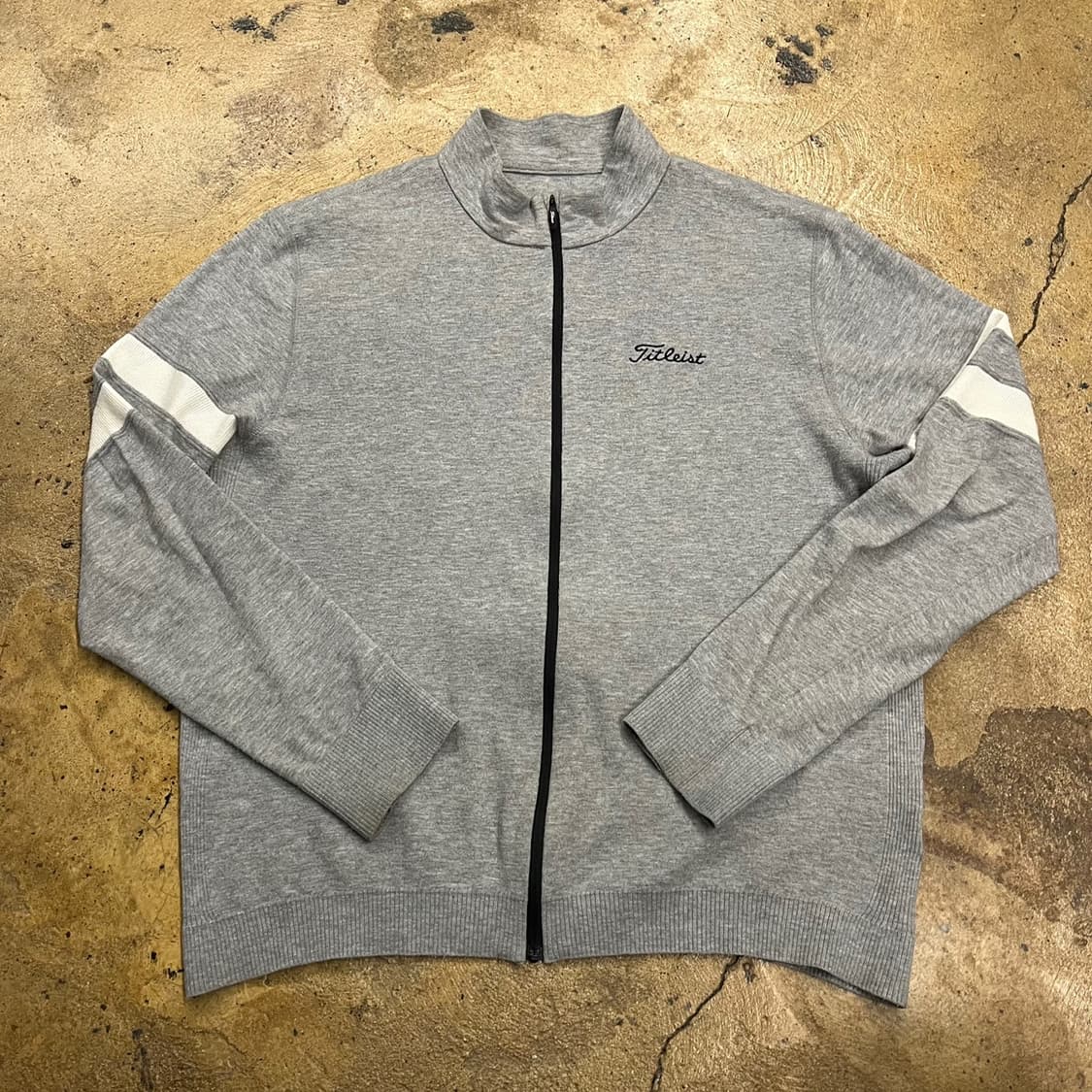 [정품/XL] 타이틀리스트 그레이 골프 집업 자켓 b15 상품이미지2