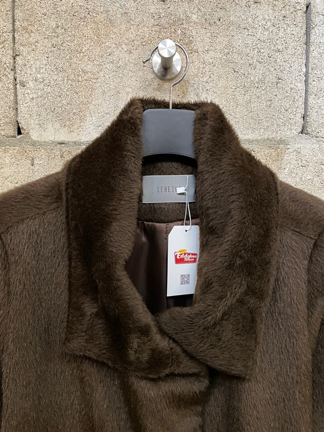 르베이지 알파카 코트 상품이미지5