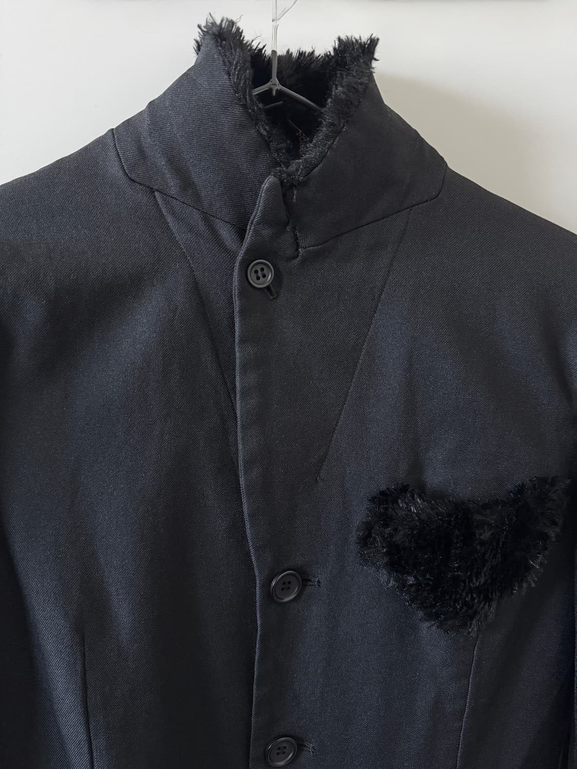 Comme des Garcons black fur coat 상품이미지1