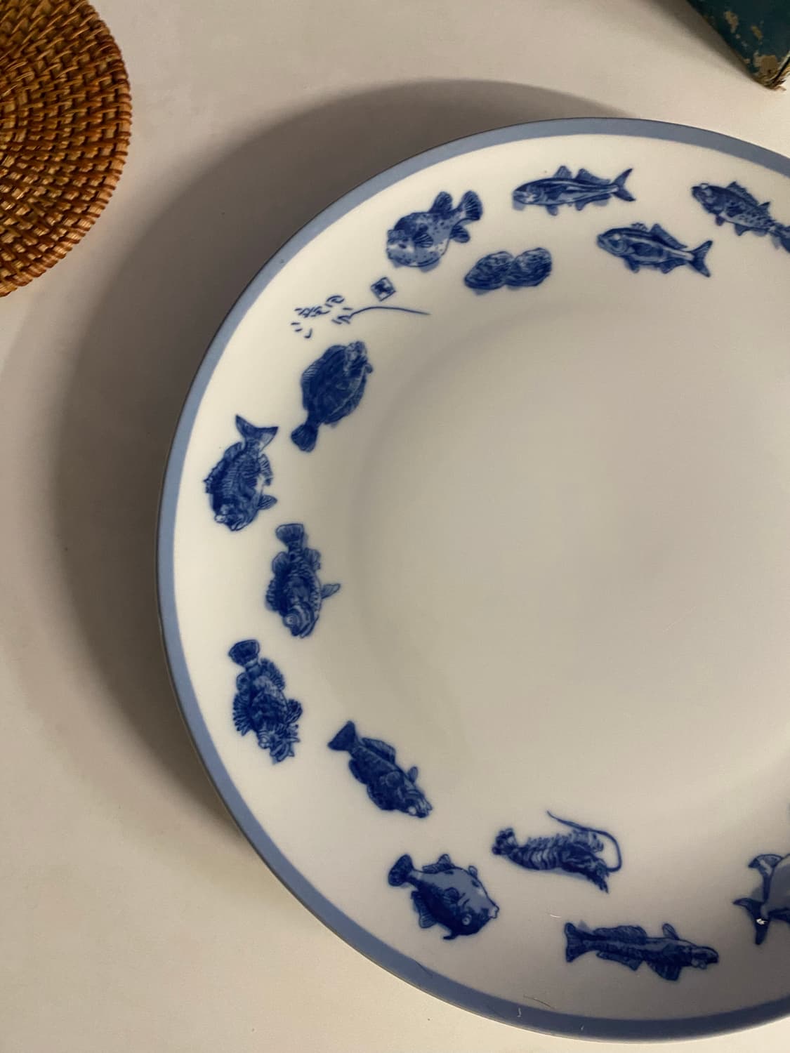 일본 물고기 그림 접시 그릇 상품이미지3