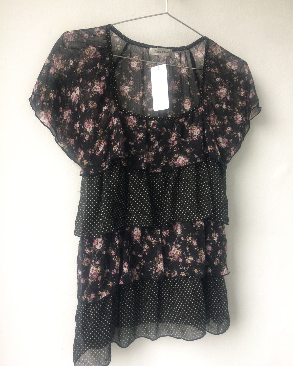 Rosa cheri Flower dot pattern layer blou 상품이미지4
