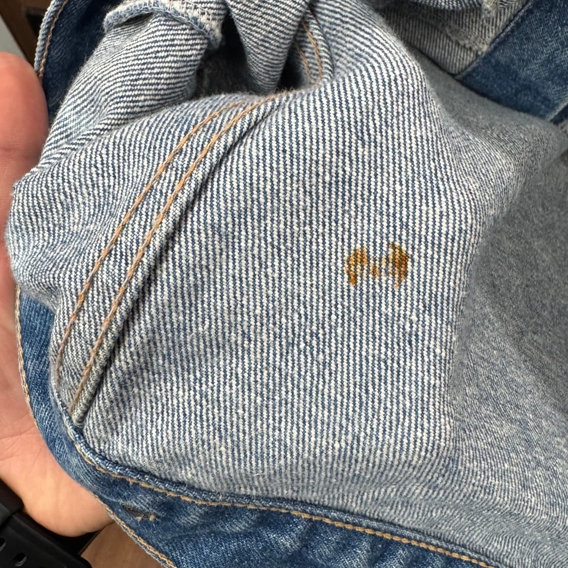 00s 리바이스 데님 트러커 자켓 전면 투포켓 포인트 중청 상품이미지8