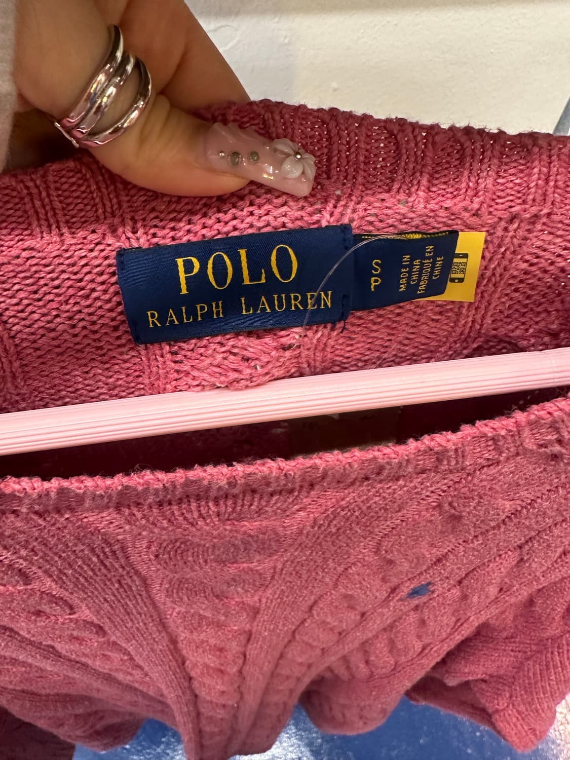 PRL 폴로 랄프로렌 밍크뮬란 꽈배기 상품이미지8