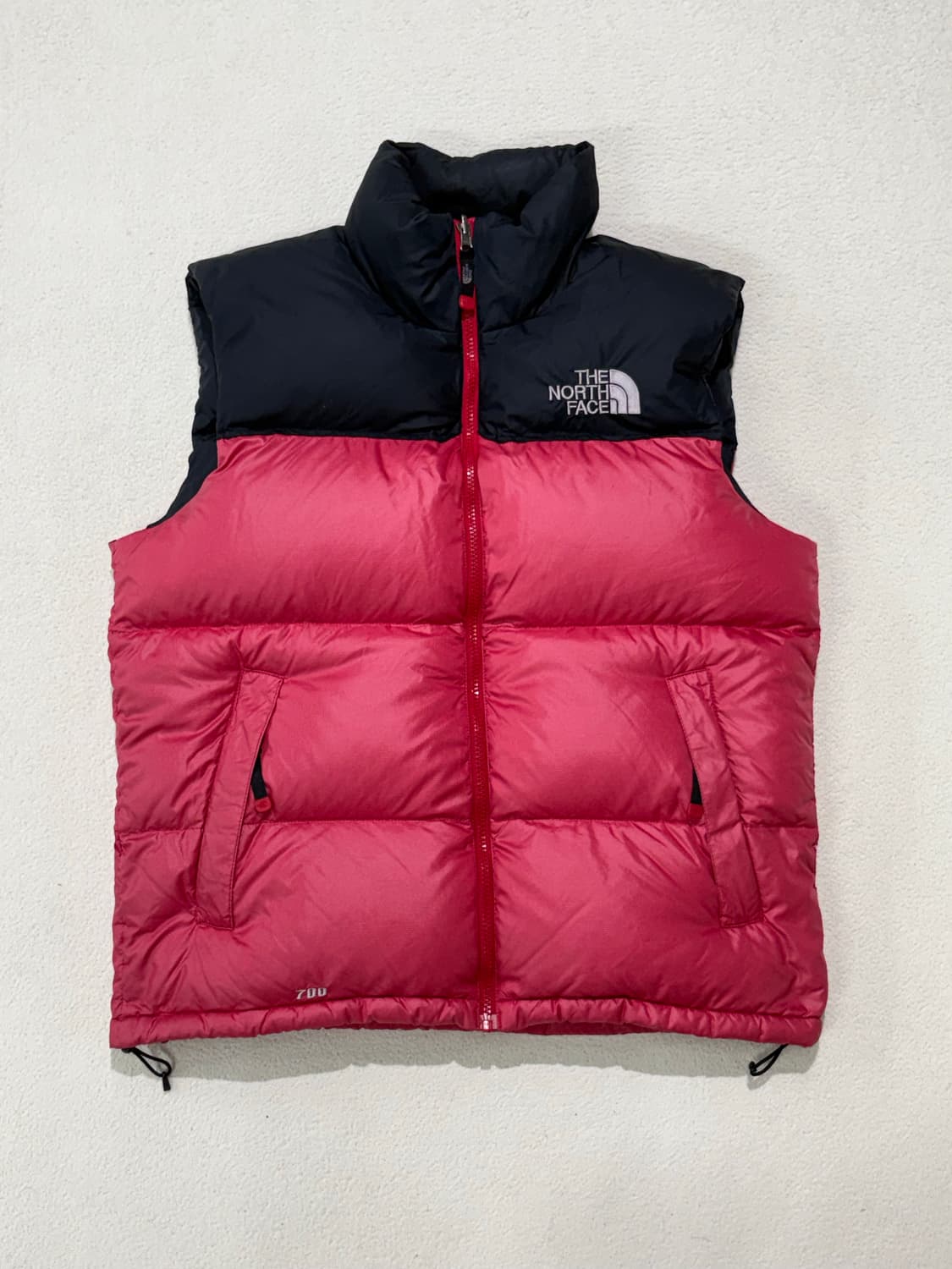 노스페이스 700 눕시 조끼 패딩 레드 95-100 상품이미지1