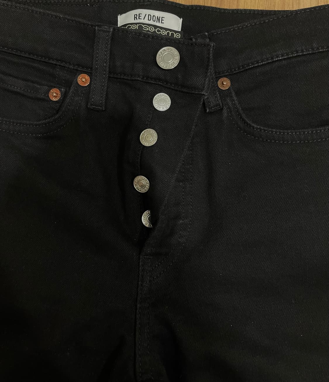 빈티지 슬림핏 블랙데님  상품이미지3