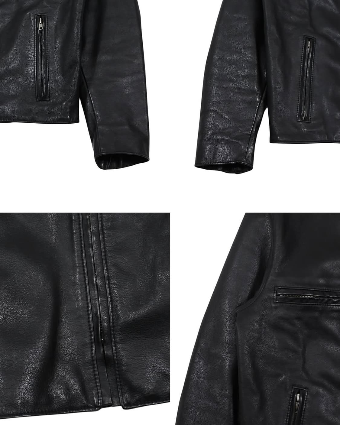 2001 USA 할리데이비슨 모터사이클 레더 자켓 빈티지 미국제 가죽 상품이미지7