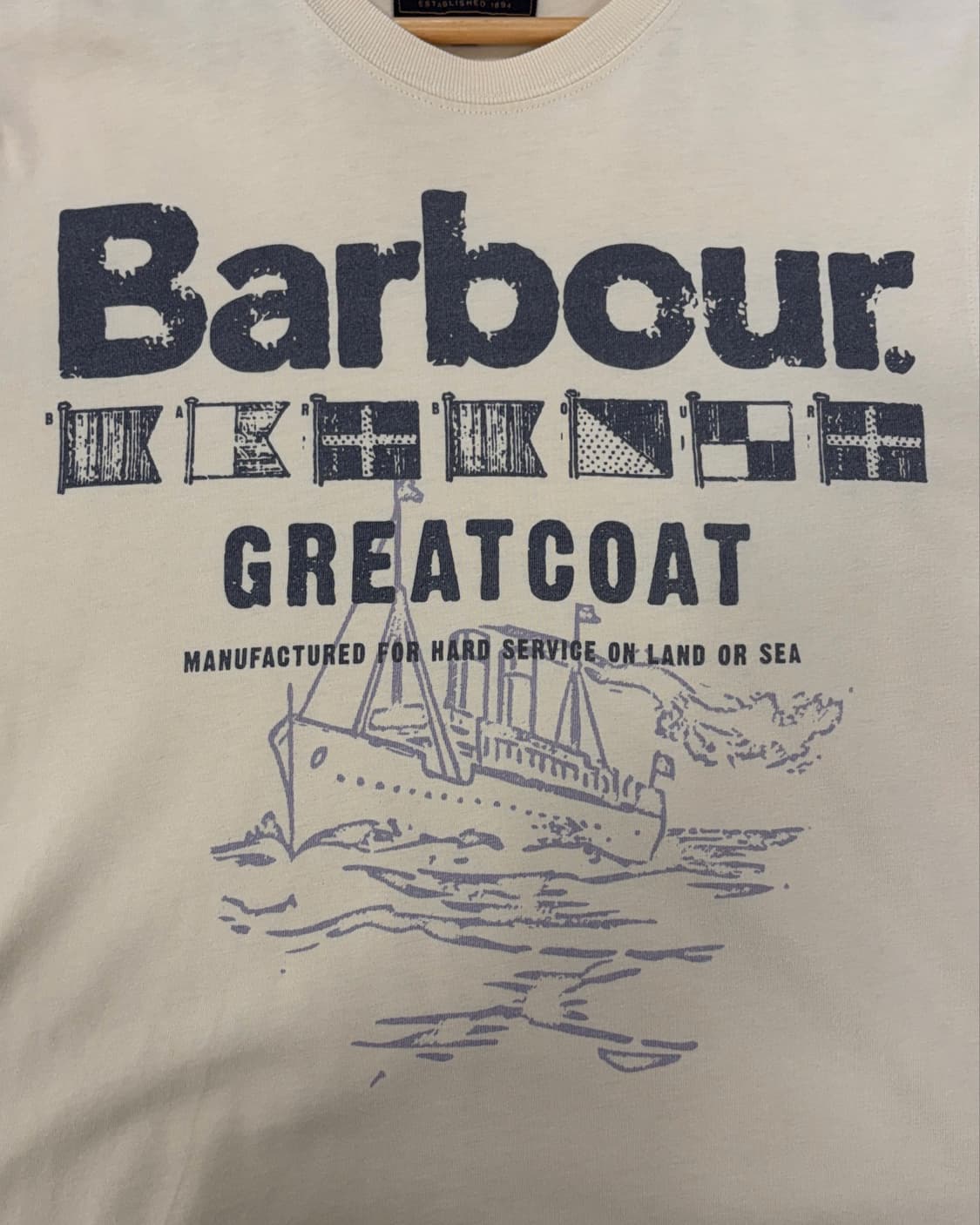 바버 barbour 반팔 티셔츠 상품이미지4