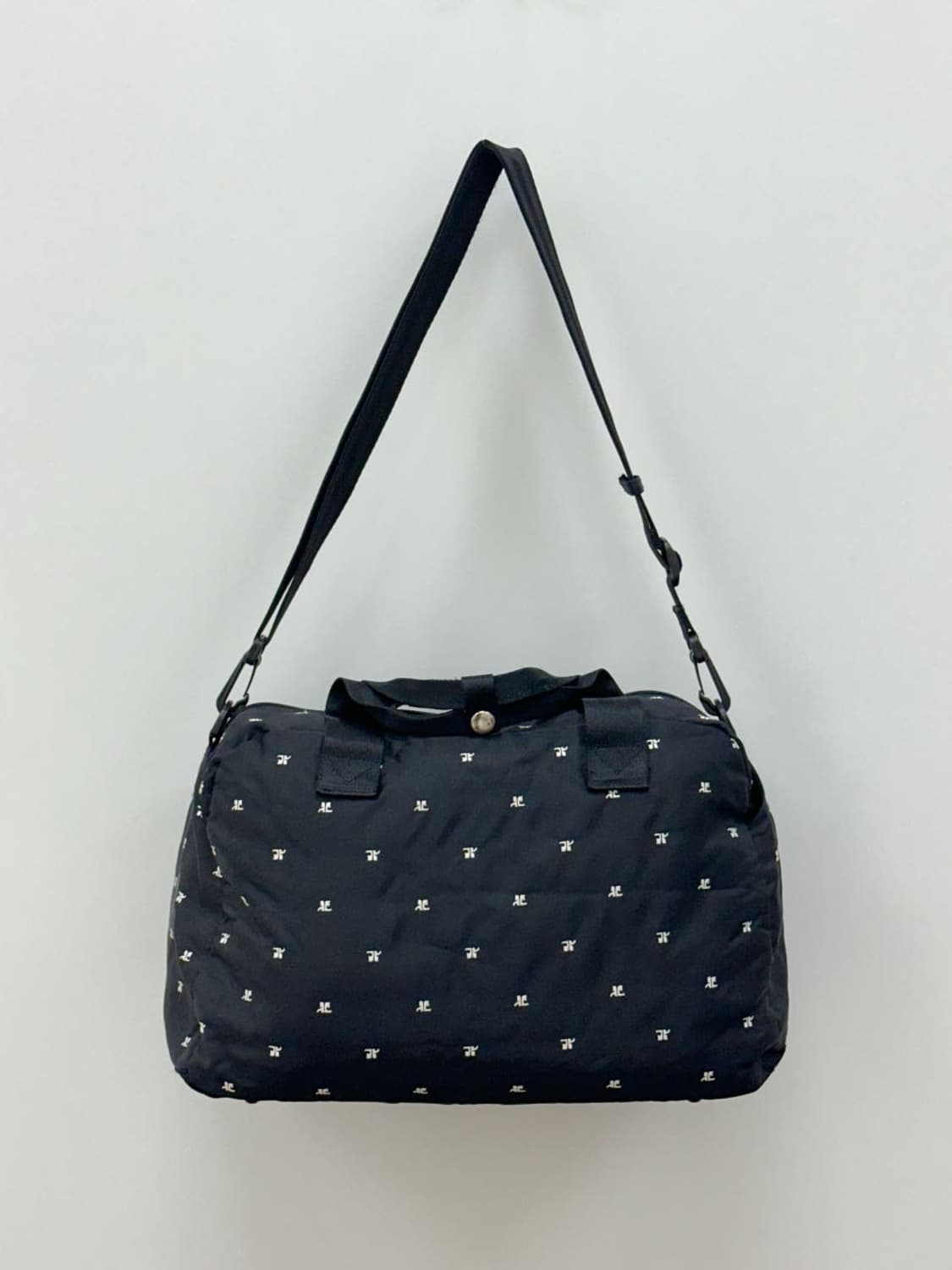 courreges / 꾸레쥬 블랙 로고 보스턴백  상품이미지6