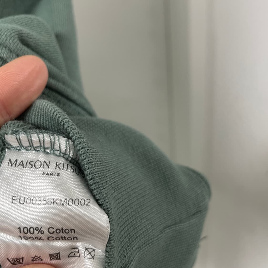 메종키츠네 그린 맨투맨 XL 상품이미지6