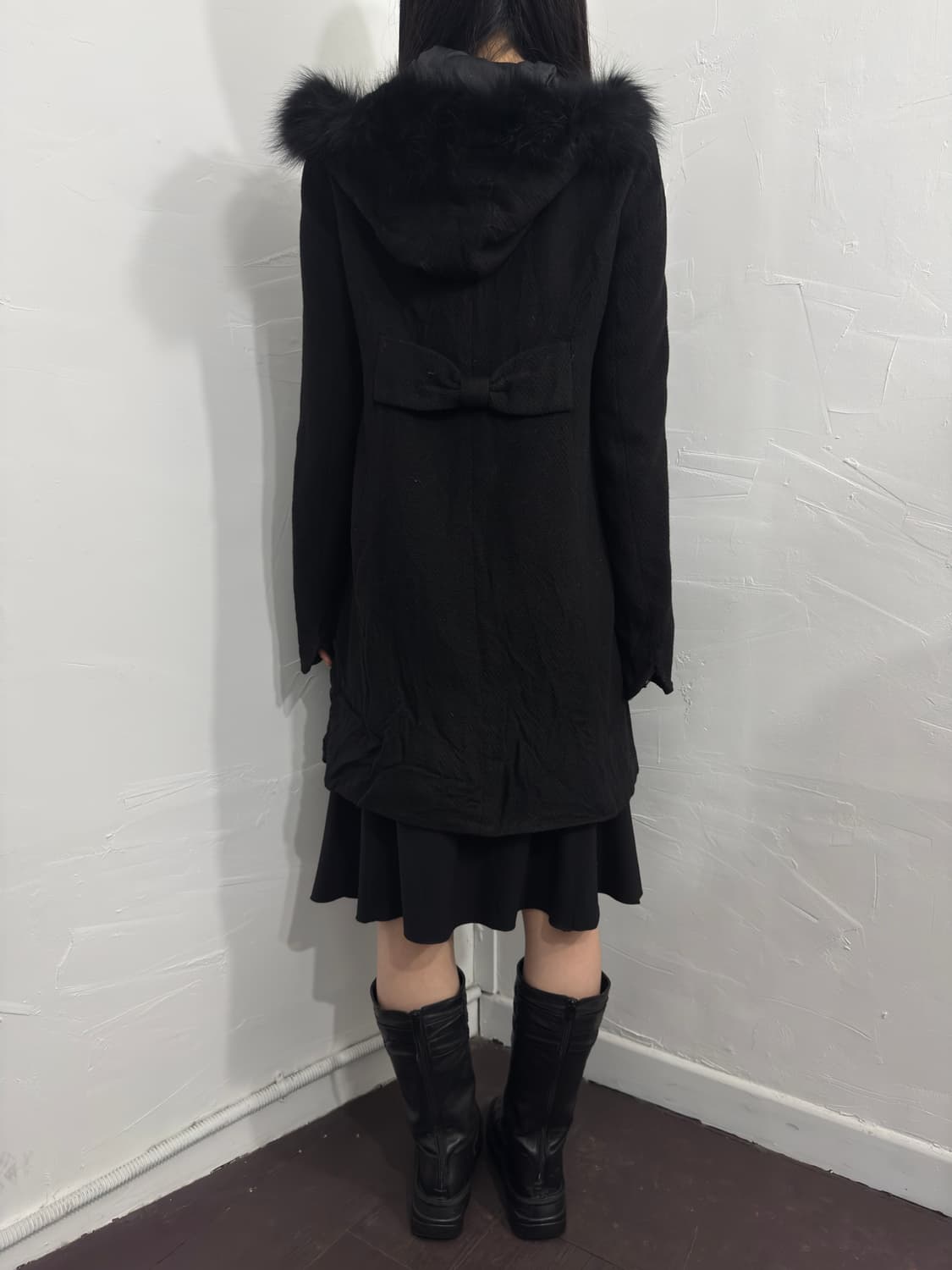 labala fur hood lovely coat 상품이미지6