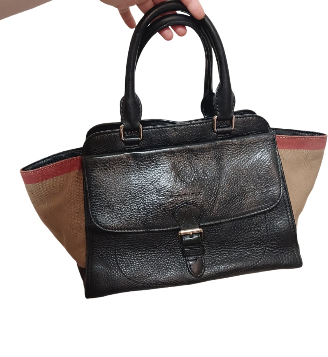 버버리 하코트 애쉬비 체크 투웨이백, 유이백 (정품) 상품이미지3