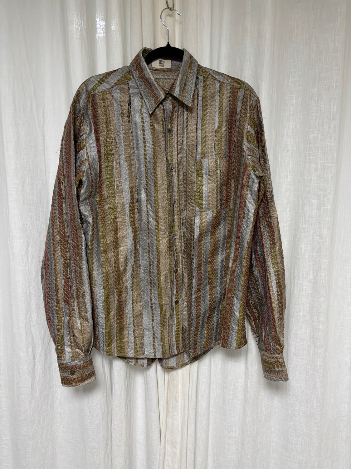 마리암 나시르 자데 멀티 스트라이프 셔츠 상품이미지1