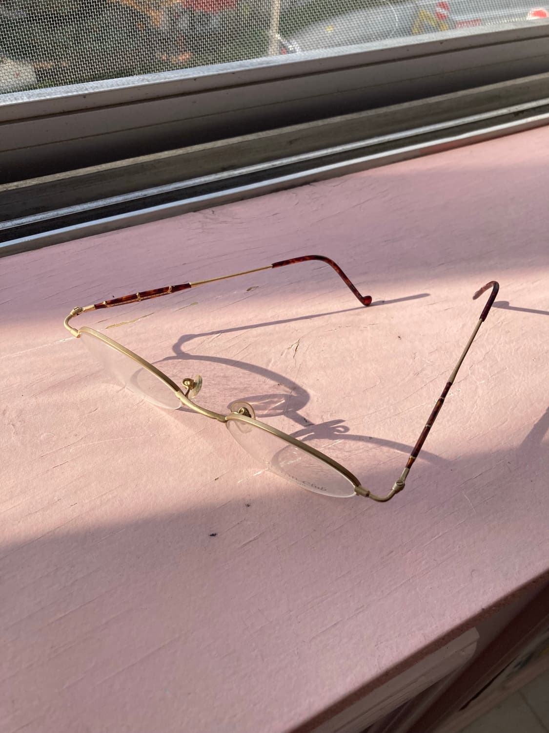 빈티지 레오파드 오벌 안경 상품이미지7