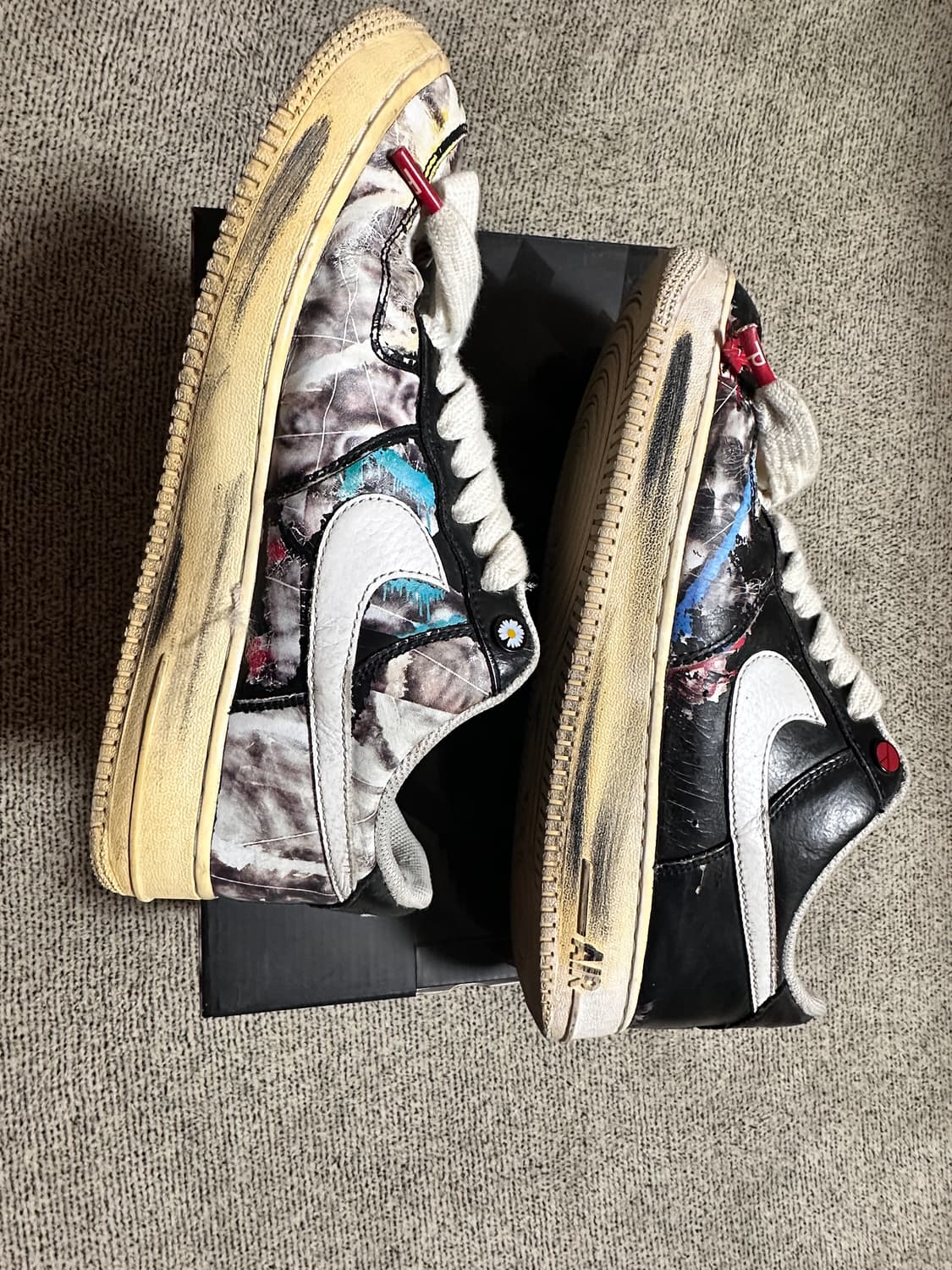 피스마이너스원 X 나이키 에어포스 1  블랙(피마원) 상품이미지3