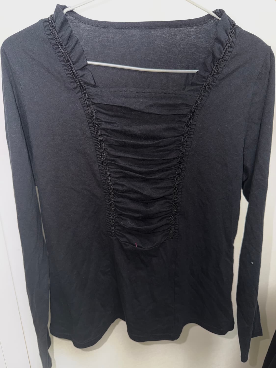 longsleeve t shirt 셔링 롱슬리브티 상품이미지3