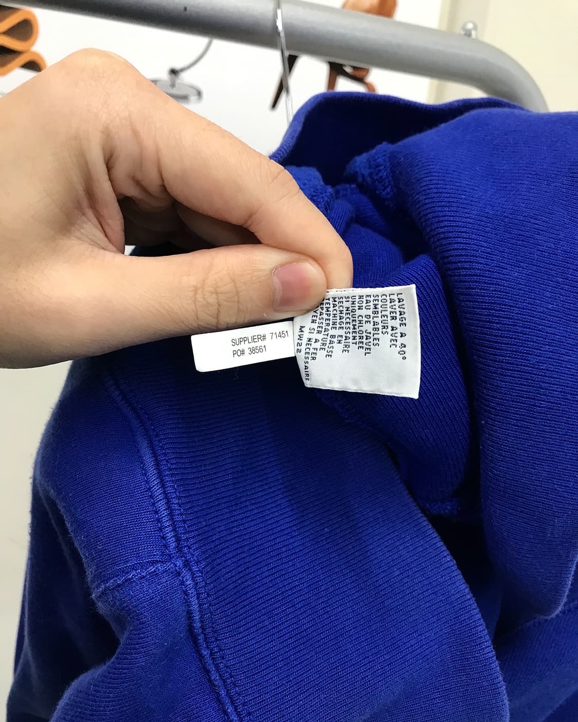 폴로 코발트블루 맨투맨 상품이미지5