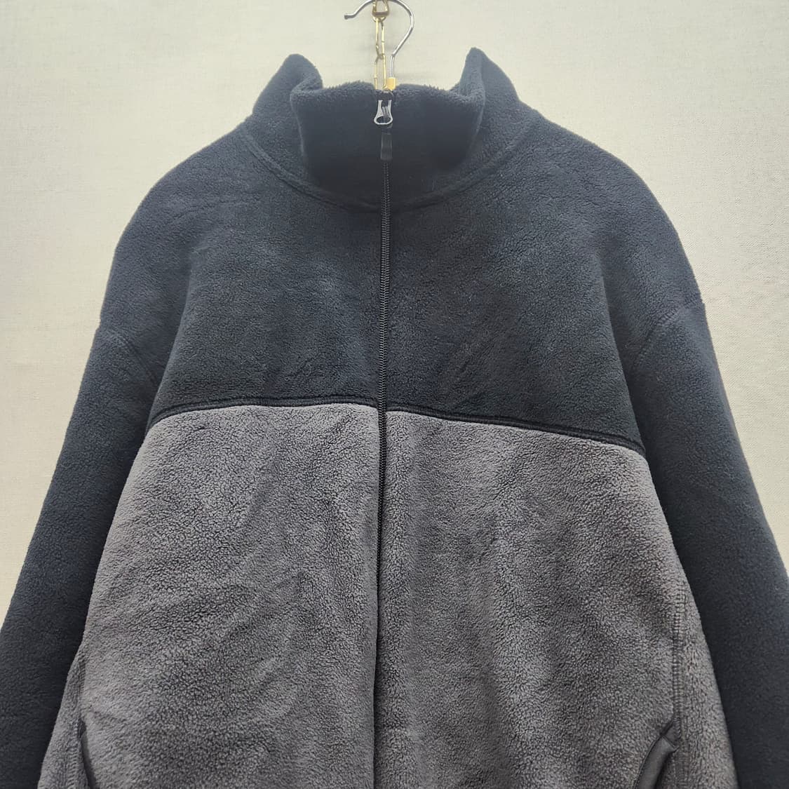 유니클로 컬러블록 후리스 집업 L(XL) 상품이미지2