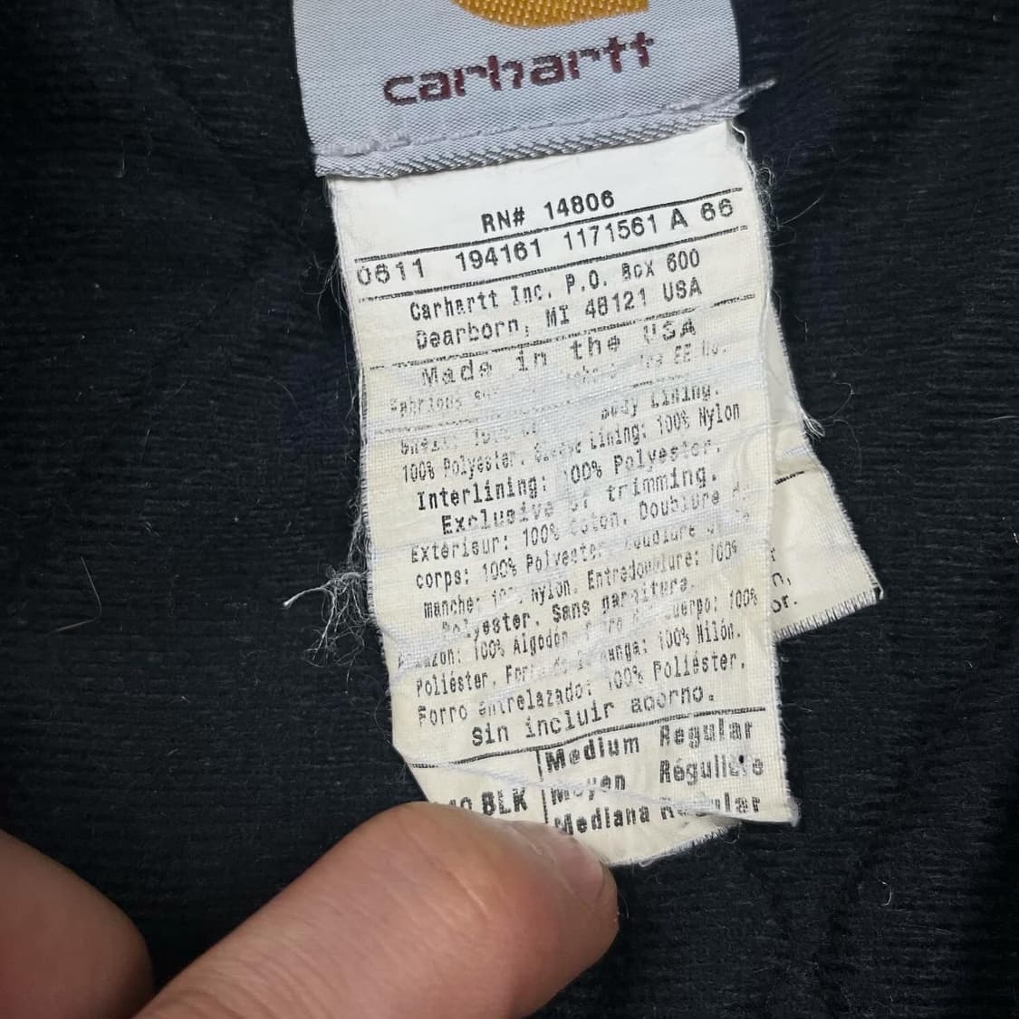 칼하트 USA 엑티브 워크자켓 상품이미지3