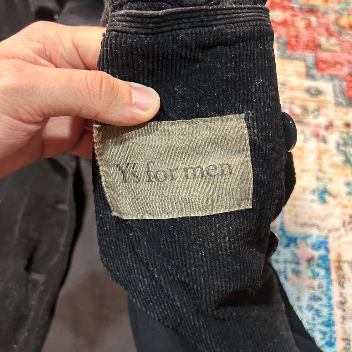 [XL] 03FW 요지 야마모토 y’s for men 코듀로이 더블 자켓 상품이미지6