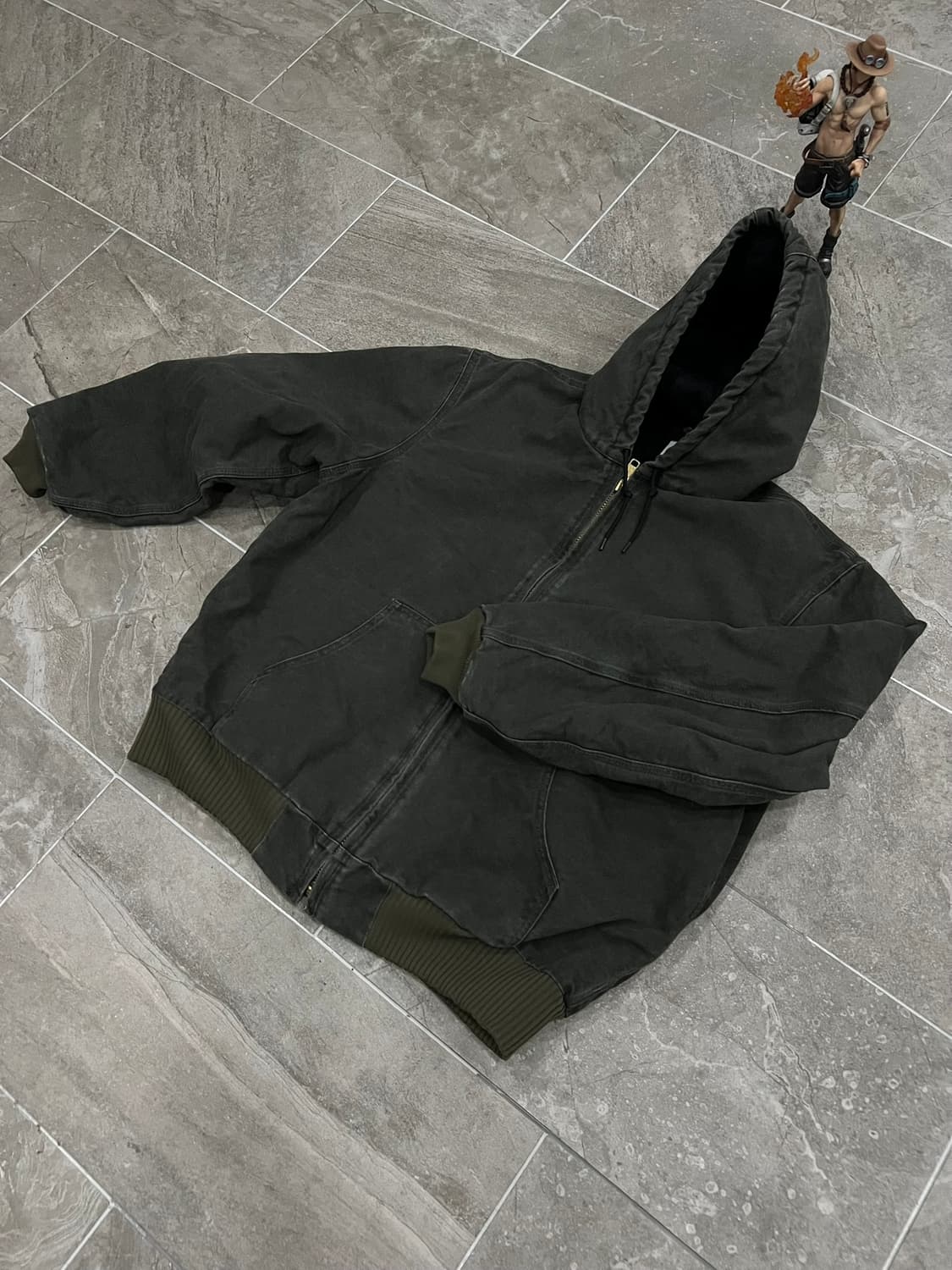 (XL) 칼하트 후드 덕 액티브 자켓 J130 MOS 모스그린 상품이미지8