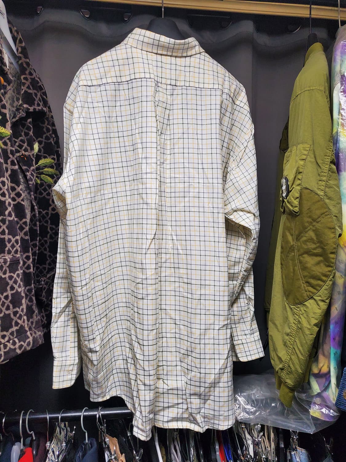 드롤드무슈 오버핏 체크셔츠 상품이미지3