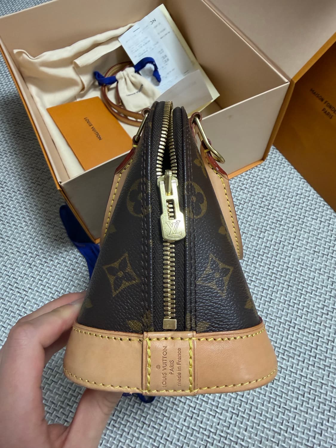 [백화점판/최저가]루이비통 알마BB 모노그램 숄더백 상품이미지3