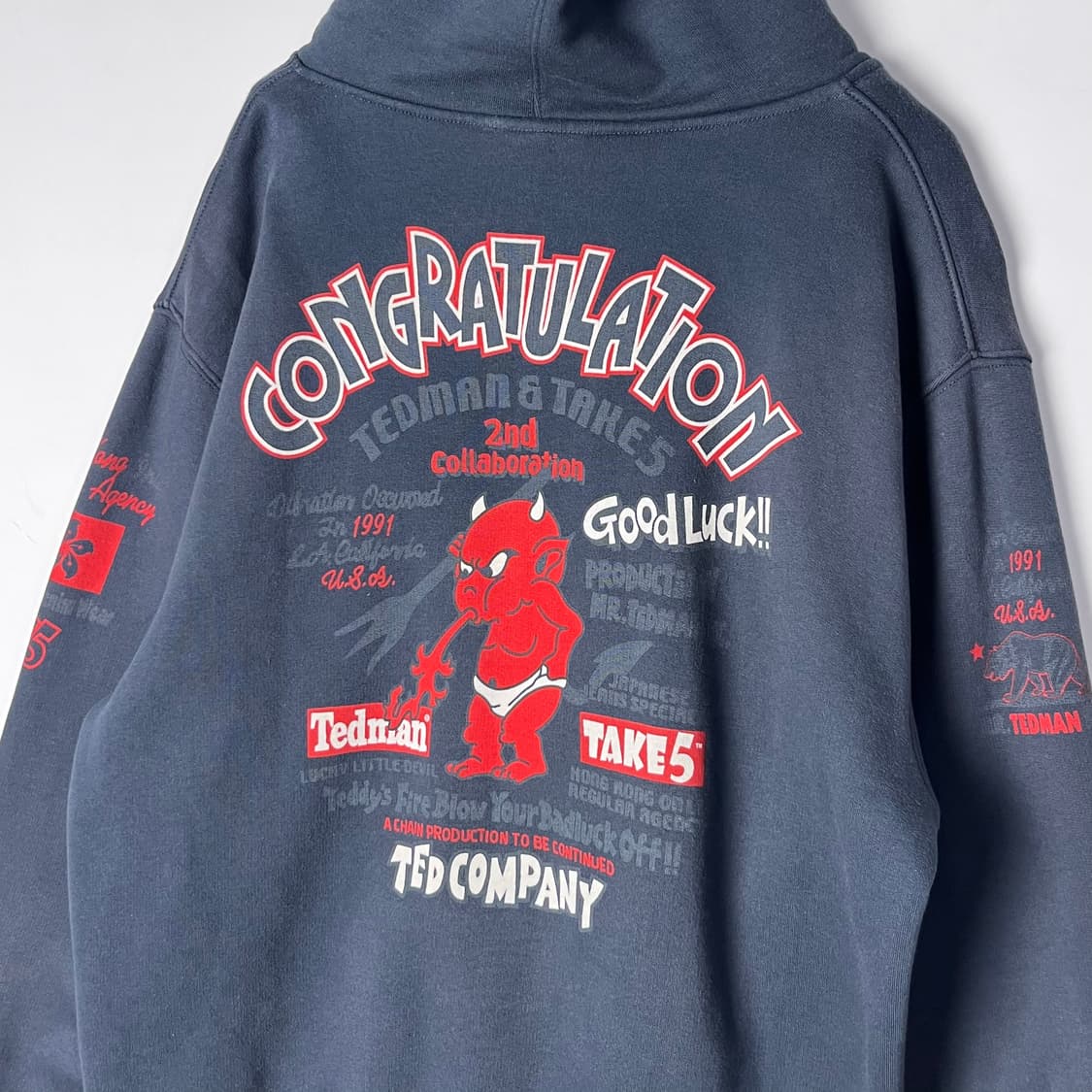 [TED COMPANY] 테드컴퍼니 테드맨 프린팅 후드집업 상품이미지4