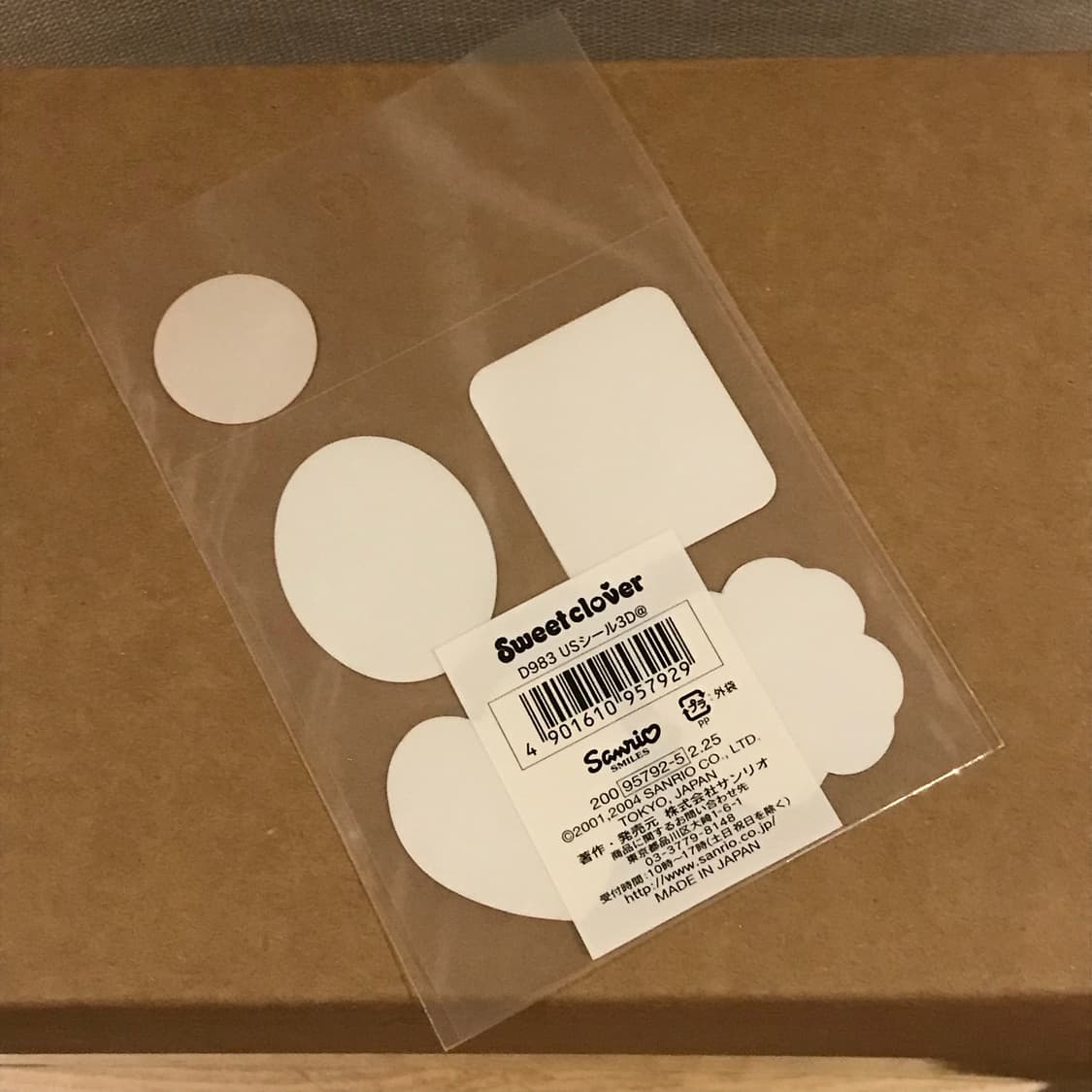 레어 고전 우사하나 3D 스티커 상품이미지3