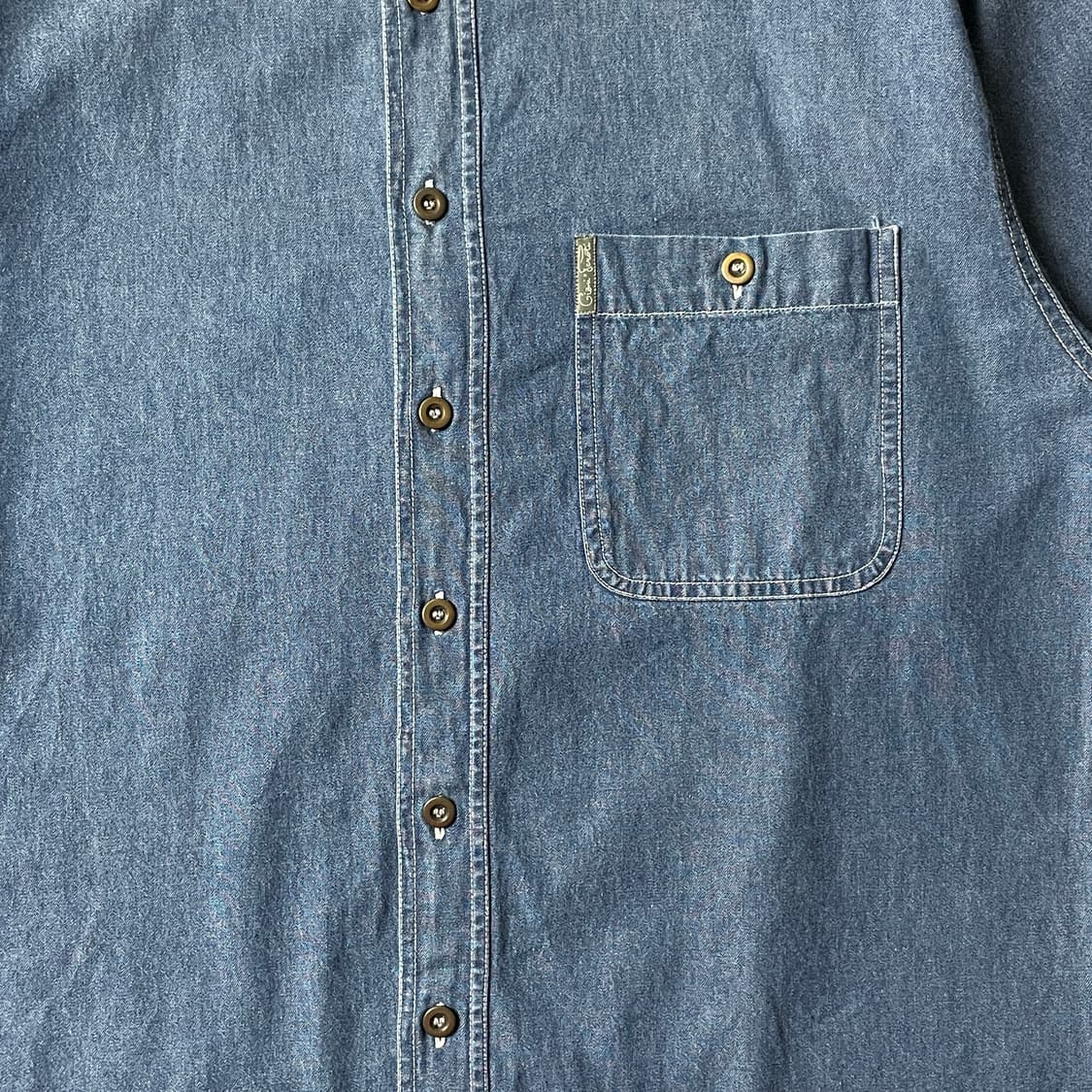 LINEA 빈티지 데님 코튼 셔츠 A00532 상품이미지3