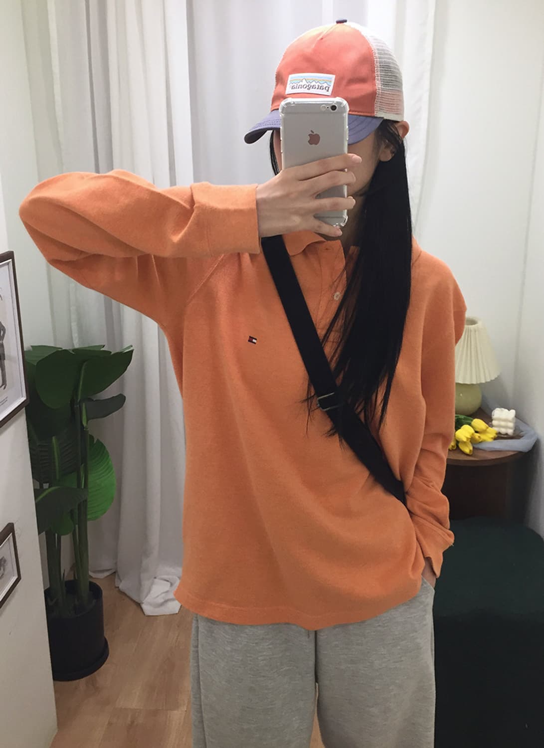 여성 타미 긴팔 카라티셔츠 상품이미지2