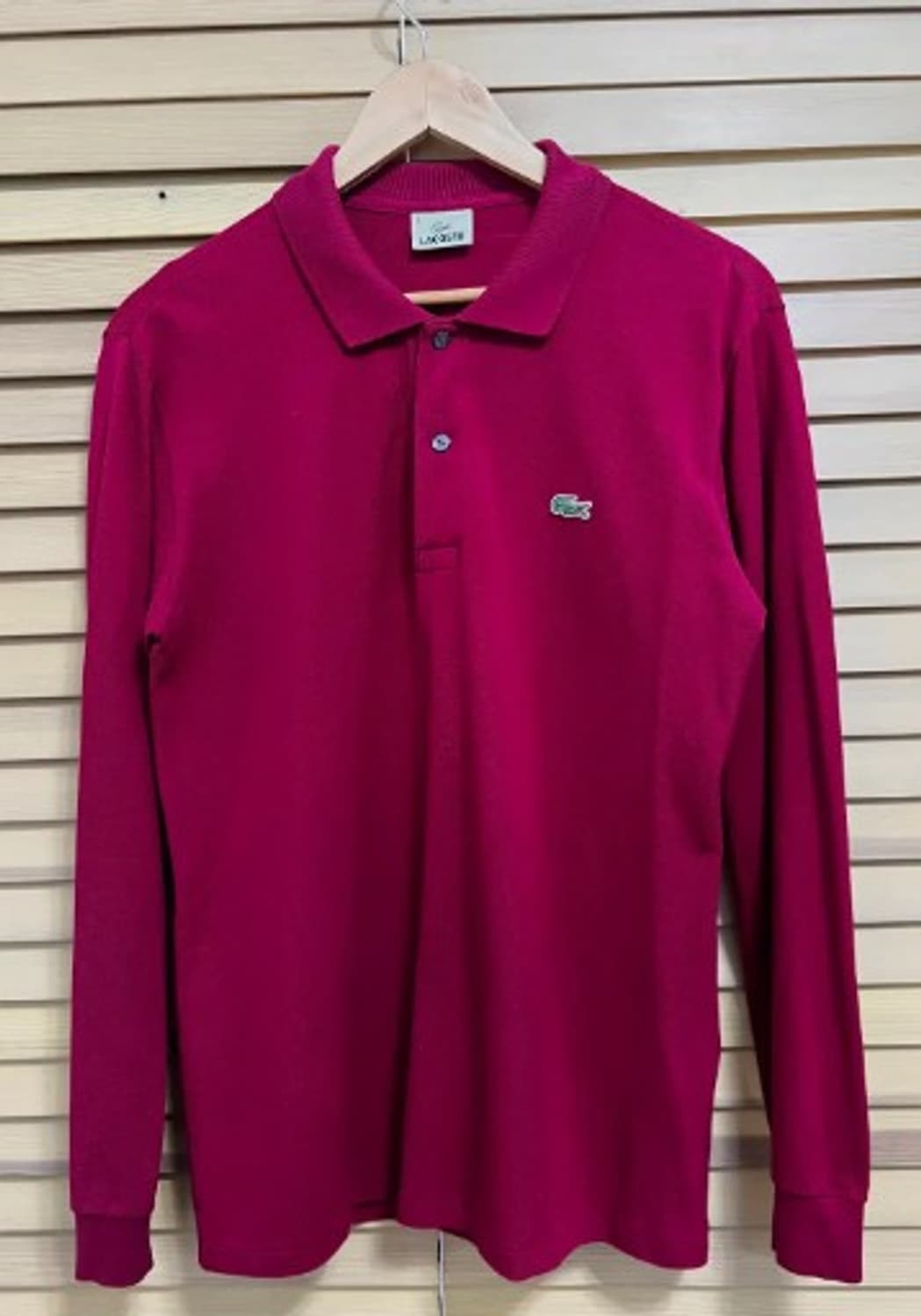 라코스테 남성 레드 카라티셔츠 100 상품이미지2