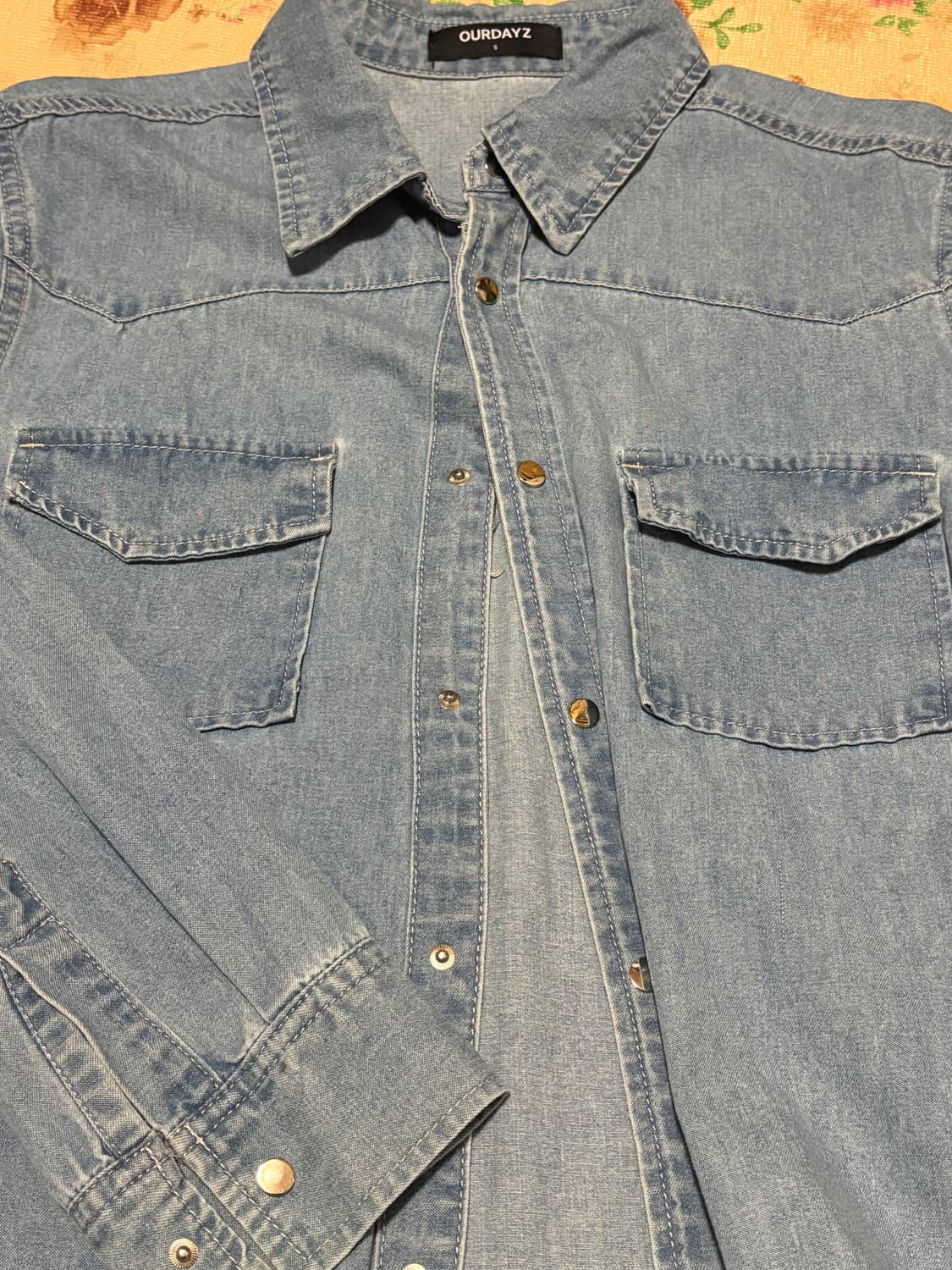 버튼 청셔츠 상품이미지2