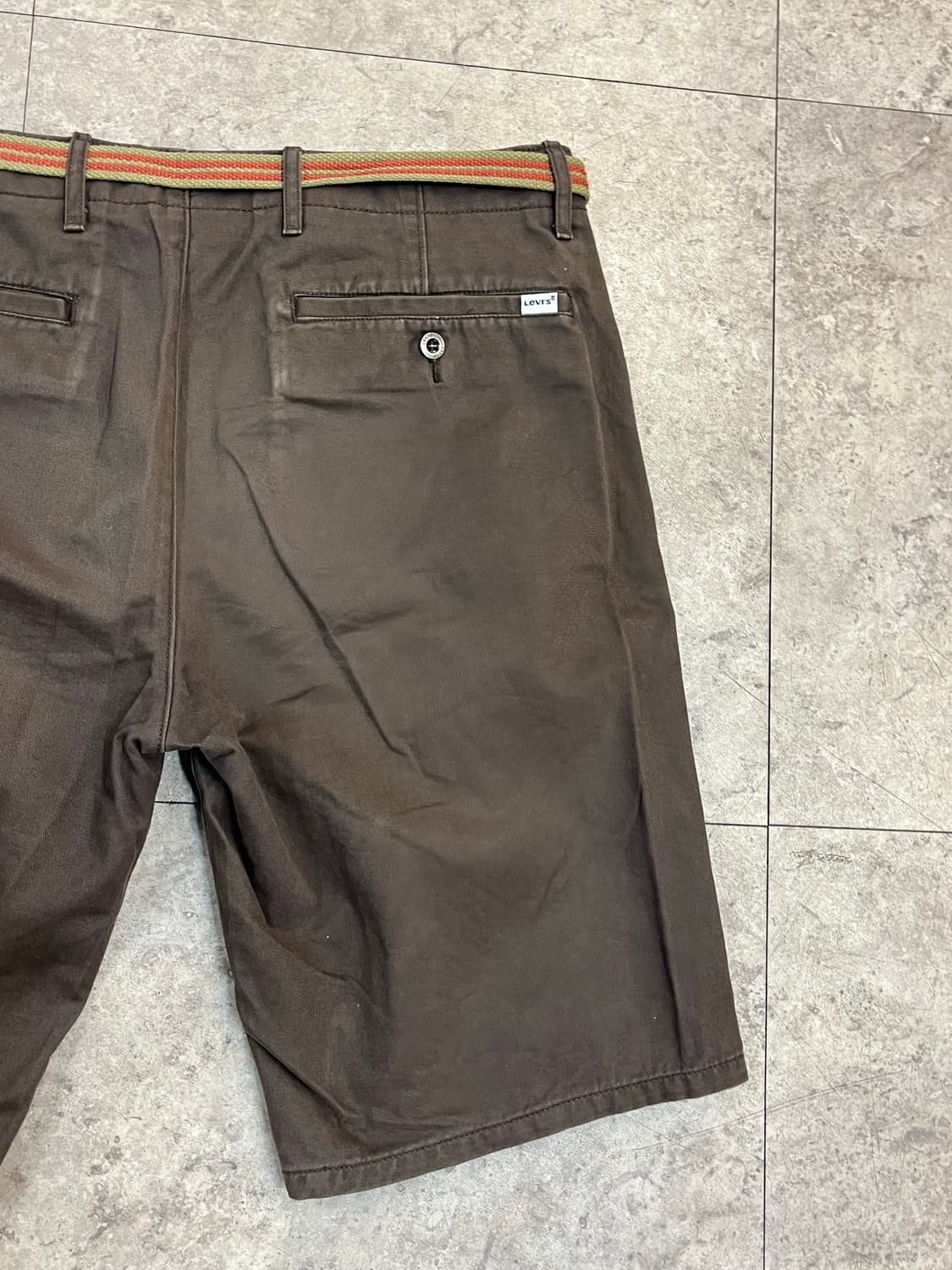 리바이스 하프 팬츠 브라운 36 #csz3556 상품이미지8