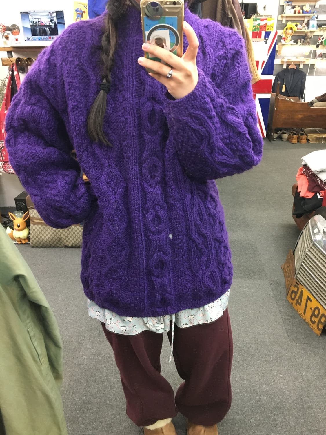 빈티지 헤비 니트 상품이미지1