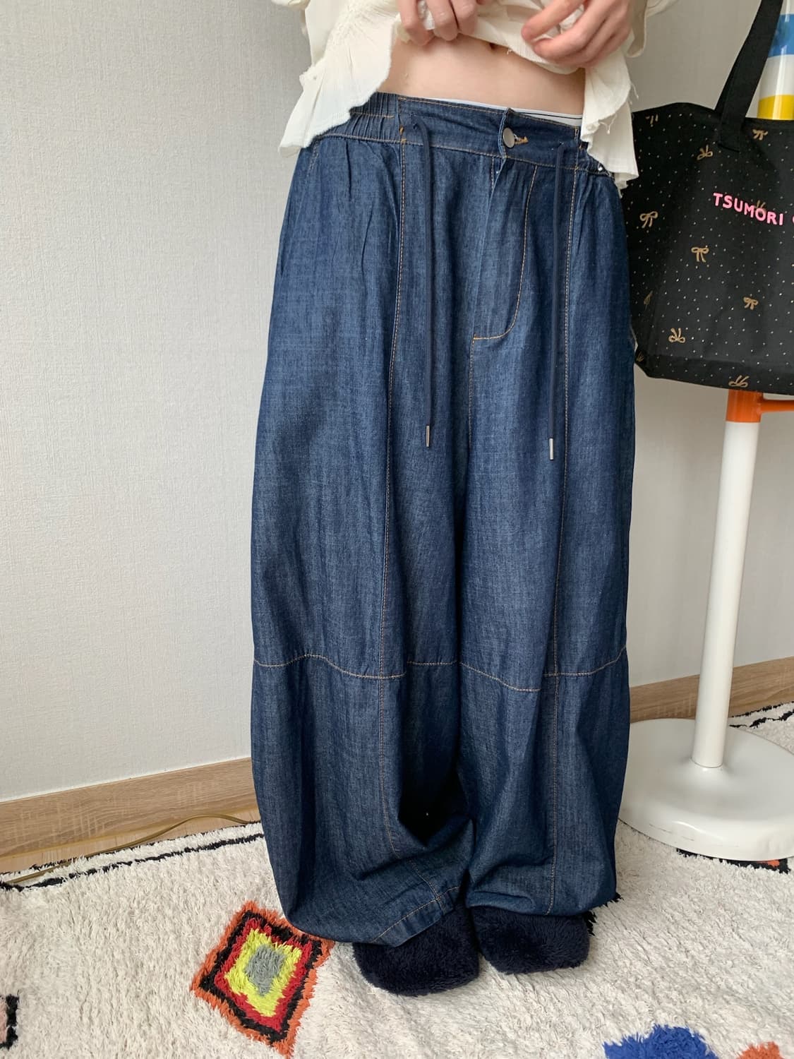 denim balloon pants.. 상품이미지3