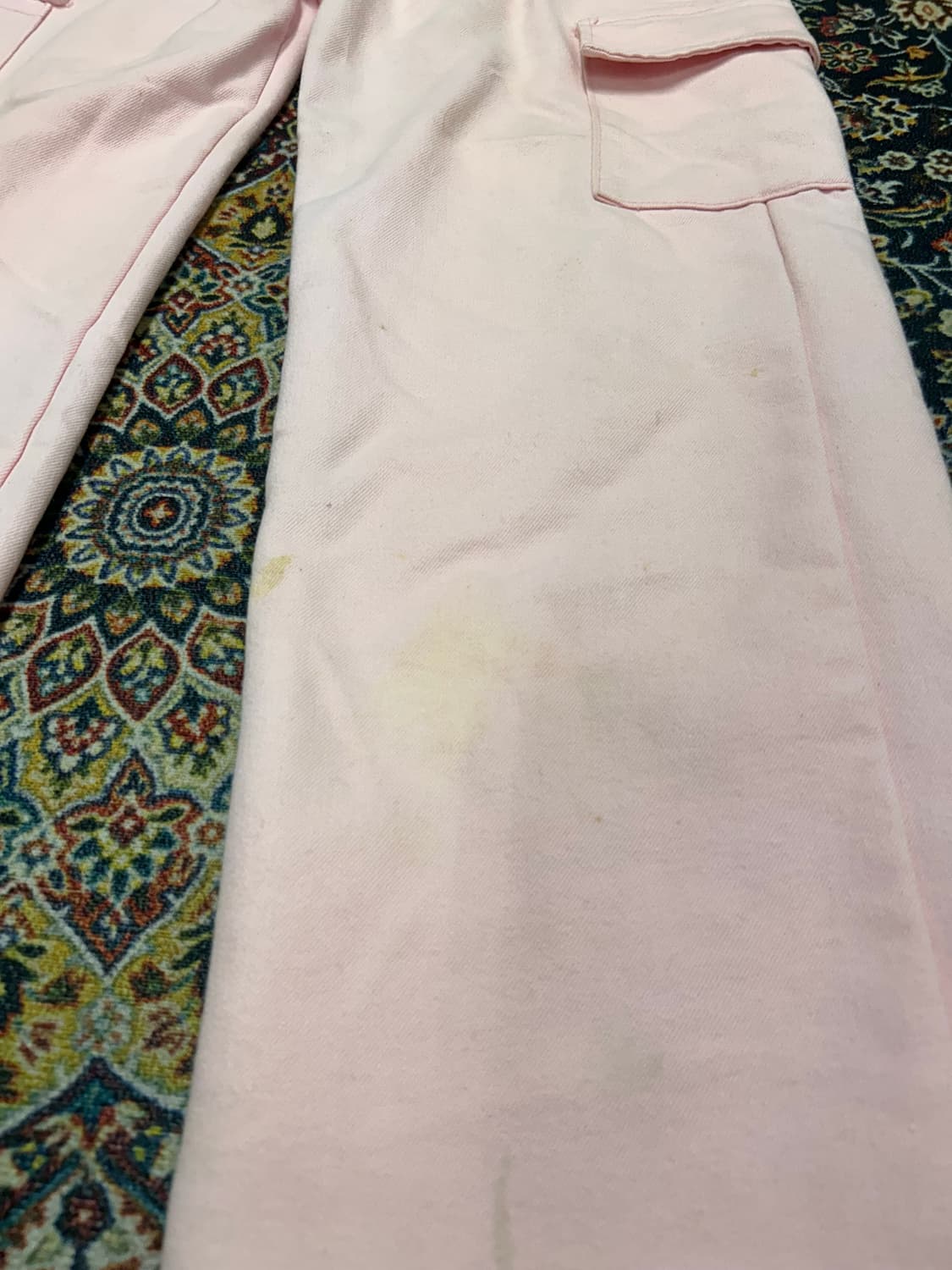 워셔블 카고 데님 (연핑크) 상품이미지5