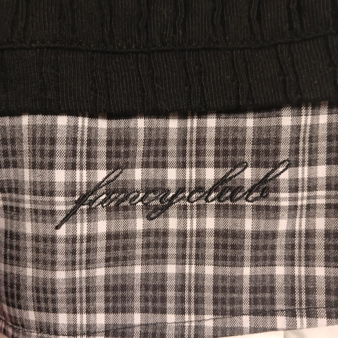 팬시클럽 체크 셔츠 레이어드 가디건 상품이미지4