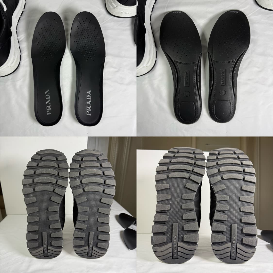 프라다 프랙스 01 리나일론 레더 스니커즈 상품이미지6