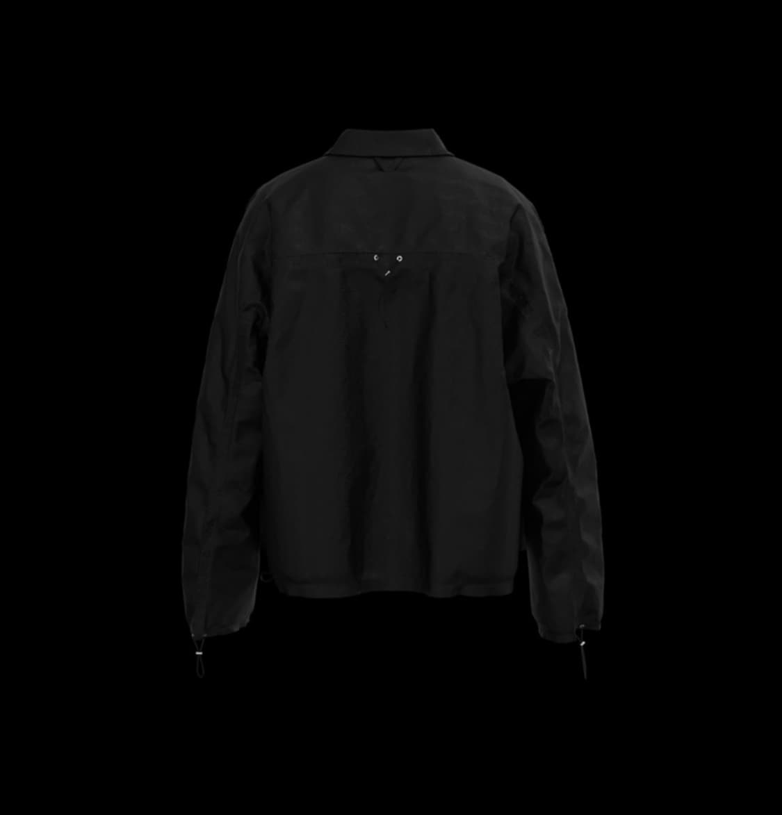 얼터드 퓨처 오버핏 셔츠 블랙자켓 상품이미지4
