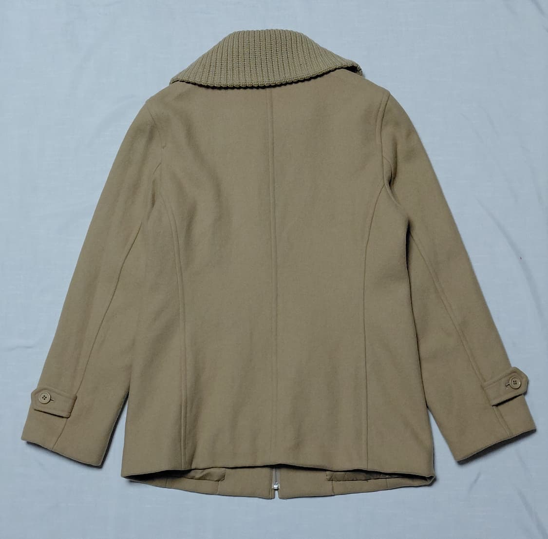 [울 90%] COMME CA ISM(콤사 이즘) 니트 칼라 울 코트 상품이미지7