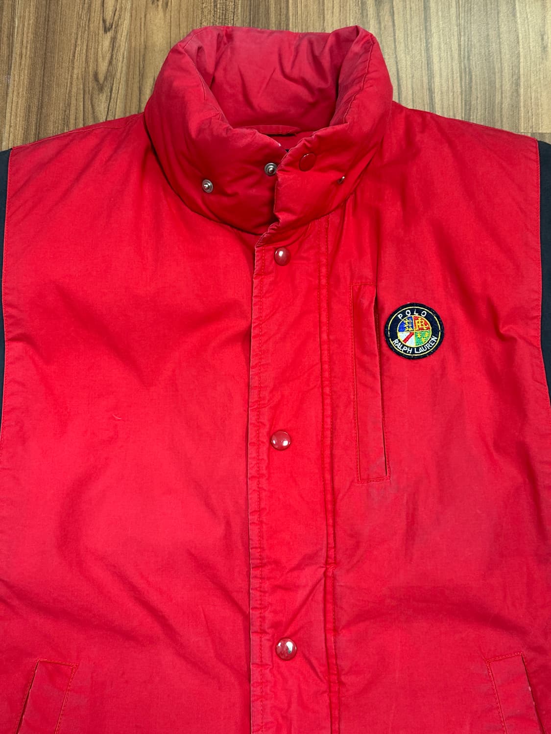 80s 폴로 수어사이드 스키 패딩베스트 L 상품이미지4