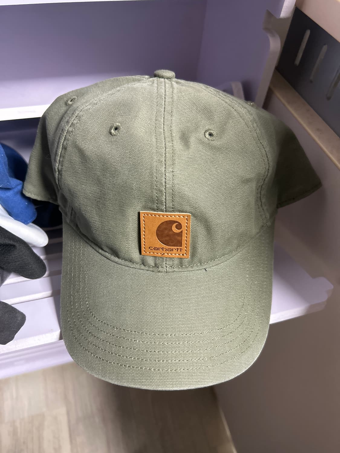 칼하트 캔버스 캡 아미 그린 상품이미지1