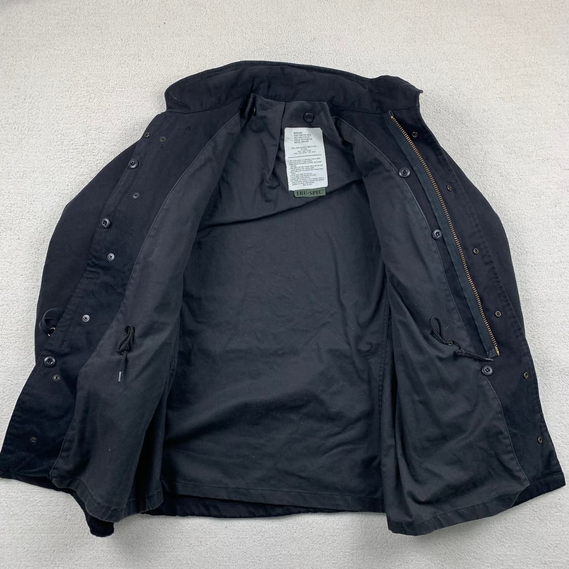 트루스펙 밀리터리 M-65 필드자켓 블랙 상품이미지5