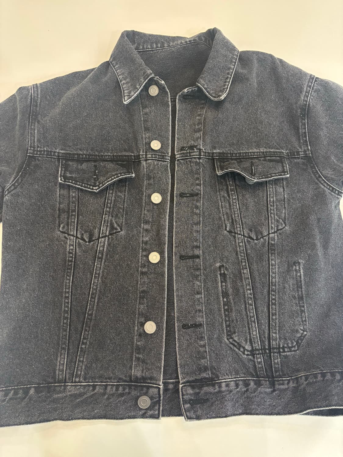 빈티지 워싱 데님 자켓 상품이미지1