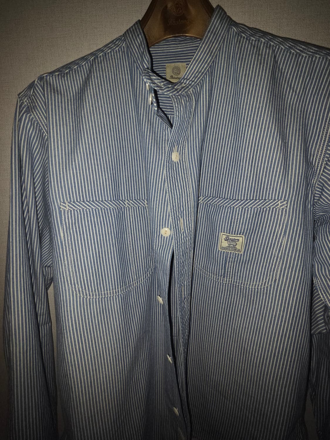 26ss 바스통 220 스탠카라 셔츠 (라지/신동품 급) 상품이미지1